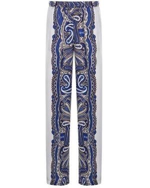 P.A.R.O.S.H. Straight Trousers - Blue