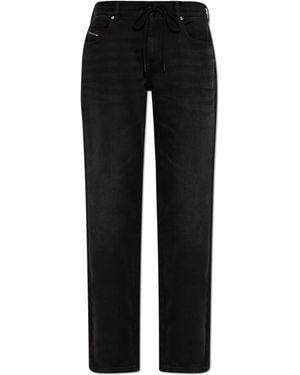 DIESEL Straight Jeans - Negro