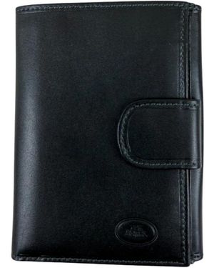 The Bridge Accessoires ,Zwart ,Leer Portafogli Soffietto