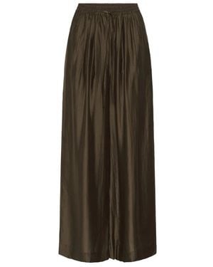 Gestuz Broeken ,Groen ,Wijde Broek - Bruin