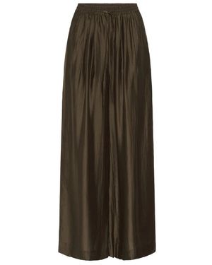 Gestuz Broeken ,Groen ,Wijde Broek - Bruin
