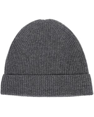 Ballantyne Cosy Knit Beanie Hat - Grey