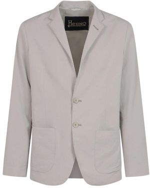 Herno Seer-Crease Blazer - Grau