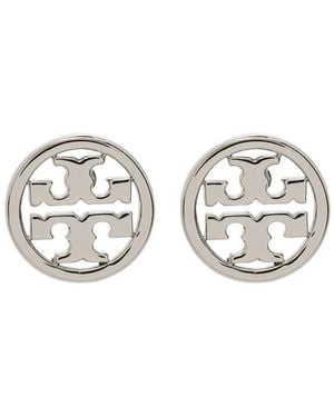 Tory Burch Stud-Ohrringe Mit Double-T-Logo - Mettallic