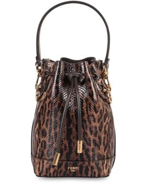 Fendi Bucket Bags - Braun
