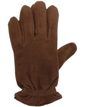 Orciani Nappa Flake Leren Handschoenen - Bruin