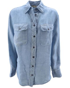 Kiltie Denim Shirts - Azul
