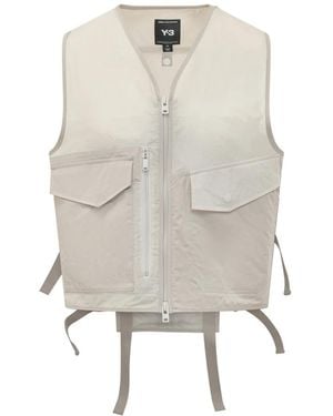 Y-3 Vests - Blanco