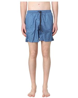Drumohr Zwemshort Met Trekkoord - Blauw