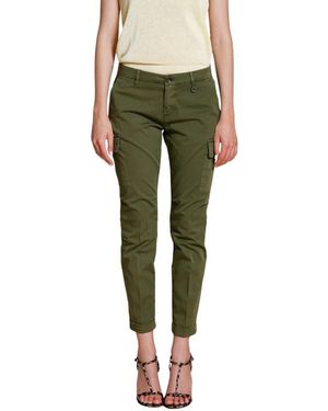 Mason's Broeken ,Groen ,Katoen Chile City Cargo Pants