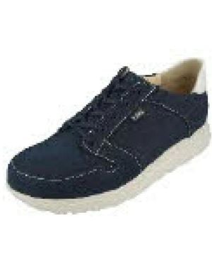 Finn Comfort Herren Moderner Sneaker, Bequeme Passform - Blau
