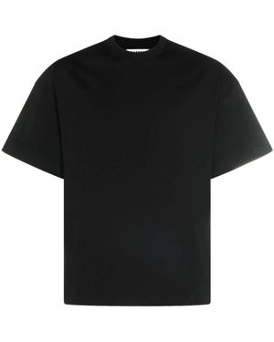 Jil Sander T-Shirt Met Ronde Hals - Zwart