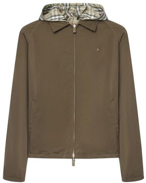 Burberry Jassen ,Groen ,Katoen Light Jassen