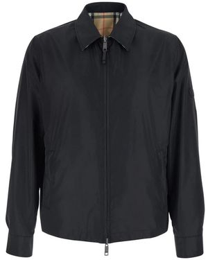 Burberry Bomber Jackets - Black
