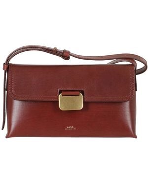 A.P.C. Cross Body Bags - Rosso
