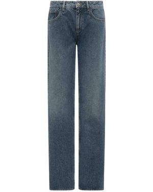 Moncler Straight Jeans - Azul