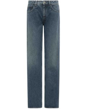 Moncler Straight Jeans - Blu