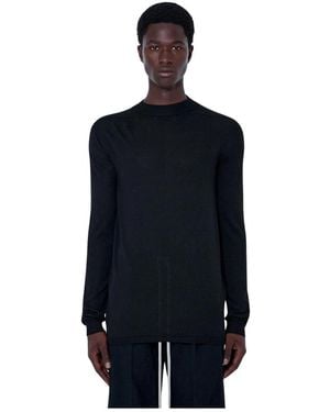 Rick Owens Round-Neck Knitwear - Bleu