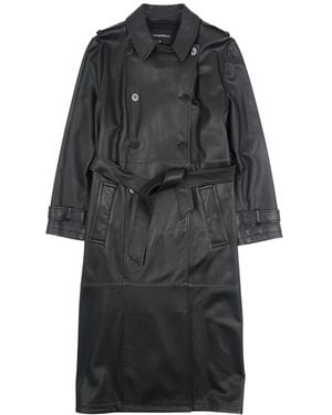 Emporio Armani Trench Coats - Black