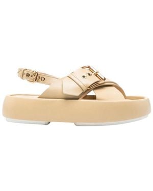 Agl Attilio Giusti Leombruni Flat Sandals - Natural