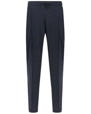 Paul & Shark Broeken ,Blauw ,Katoen X-Soft Katoenen Joggingbroek