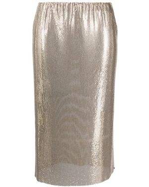 Sportmax Cariddi 002 Midi Rok - Bruin