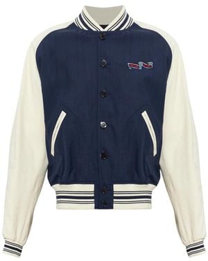 KENZO Jas Met Geborduurd Logo - Blauw