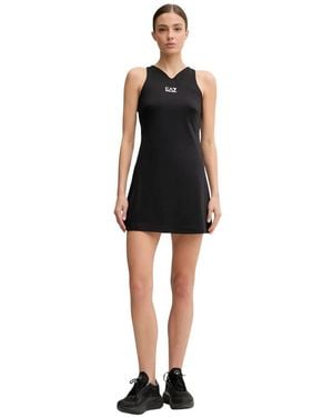 EA7 Tennis Pro Kleid - Schwarz