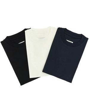Jil Sander 3Er-Pack Kurzarm-T-Shirt-Set - Blau