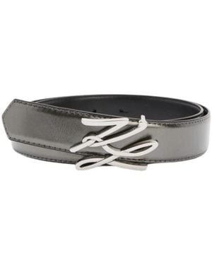 KARL LAGERFELD Belts - Grey