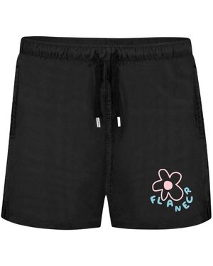 flâneur Blüten badehose flâneur - Schwarz