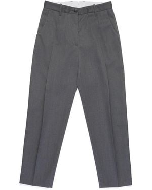 Nine:inthe:morning Straight Trousers - Grijs