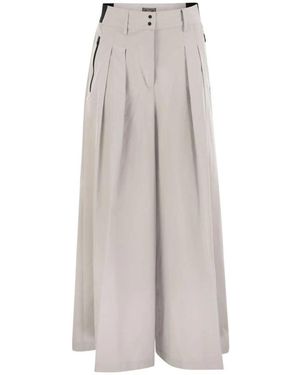 Herno Wide Trousers - Grijs