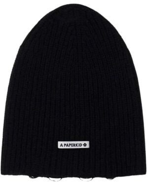 A PAPER KID Beanies - Black