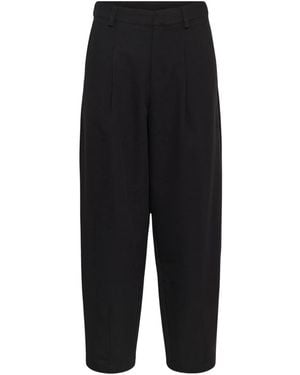 Kaffe Kcsakira Cropped Hosen - Schwarz
