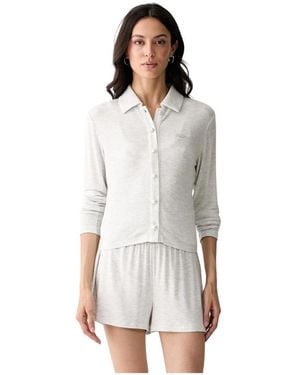 KARL LAGERFELD Offener Strickcardigan - Weiß