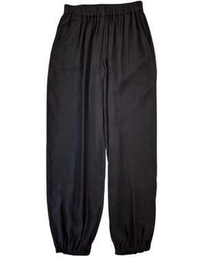 Manila Grace Wide Trousers - Negro
