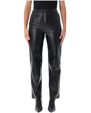 Loulou de Saison Leather Trousers - Blue