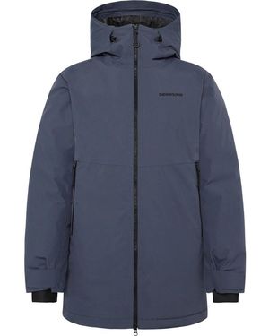 Didriksons Jassen ,Blauw ,Leer Tempest Parka