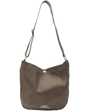 A.P.C. Shoulder Bags - Brown