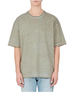 Maison Margiela Tops ,Groen ,Katoen T-Shirt - Grijs