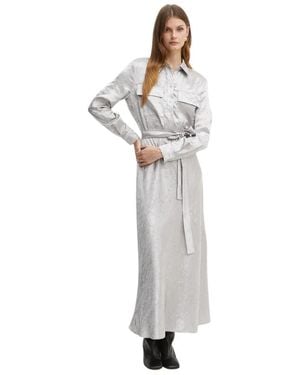 Pinko Hemdblusenkleid - Weiß