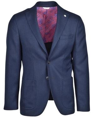 Manuel Ritz Giacca Sfiancata - Blauw