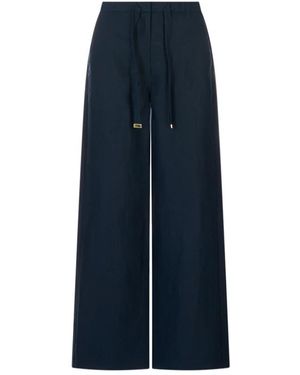 Max Mara Wide Trousers - Blue