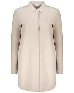 Moorer Single-Breasted Coats - Natural