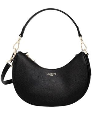 Lacoste Kleine Champs-Élysées Halbmond-Tasche - Schwarz