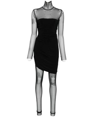 Norma Kamali Diana High-Neck Jumpsuit - Zwart