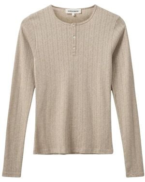 Sofie Schnoor Long Sleeve T-Shirts - Natural