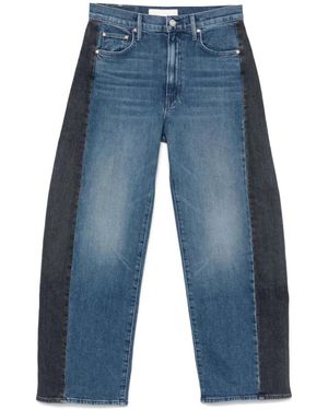 Mother Half Pipe Flood Jeans - Blauw
