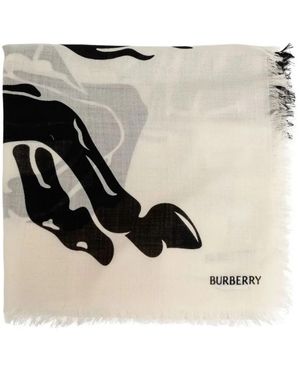Burberry Winter Scarves - Nero